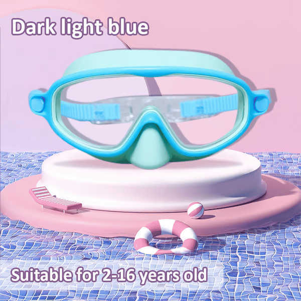 🔥OFFERTA LIMITATA: 50% DI SCONTO!!🏆Il numero 1 nelle vendite🏊‍♀️Occhialini da nuoto per bambini con montatura larga, impermeabili e antiappannamento in HD