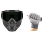 Maschera Integrale Protettiva con Occhiali Staccabili