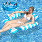 Sedia gonfiabile da piscina a strisce