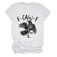 ✨T-shirt con grafica divertente del corvo: dillo con un gracchio!