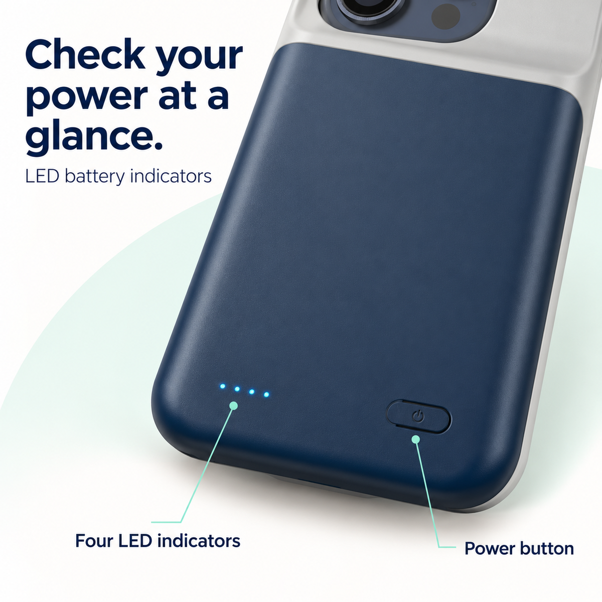 🔋✨ Custodia power bank 2 in 1 per iPhone – Dì Addio all'ansia da batteria scarica! 🚫 6800mAh, ricarica PD 20W, sottile, protegge e ricarica allo stesso tempo 📱