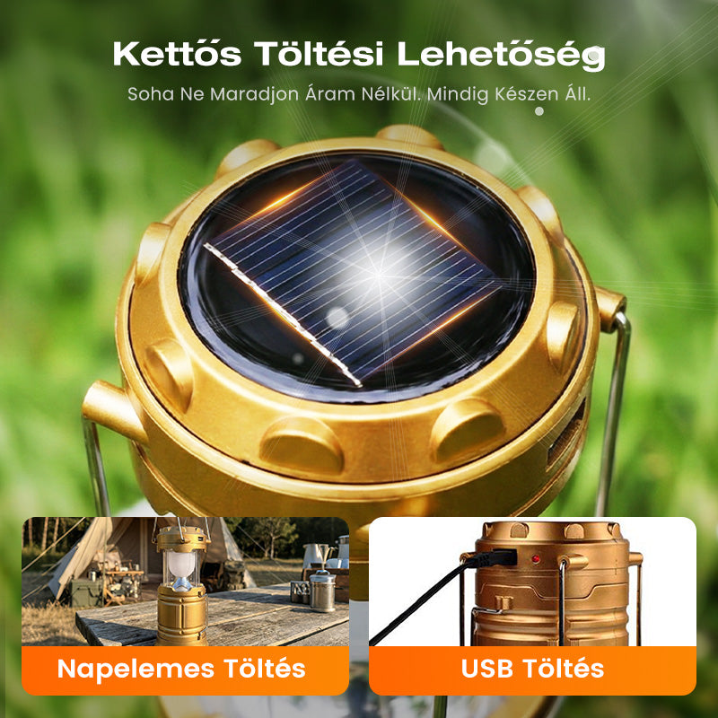 ✨Lanterna da campeggio retrattile ad energia solare⛺️