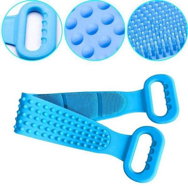 🧼Spazzola Esfoliante in Silicone per la Schiena, Doppio Lato con Setole Morbide in Silicone