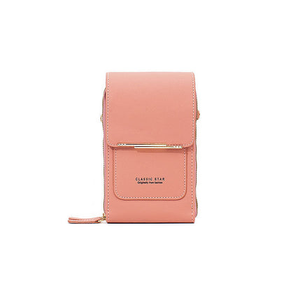 Borsa da donna in pelle con touch screen