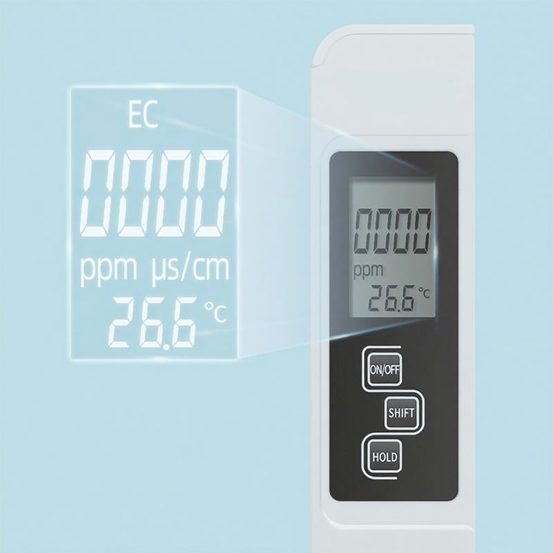 🥳2026 BESTSELLER💧 Tester della qualità dell'acqua TDS 3 in 1. Misura rapidamente purezza, durezza e sostanze disciolte nell'acqua. Leggero e portatile, semplice da usare per controllare l'acqua potabile, acqua di rubinetto e acqua filtrata a casa.