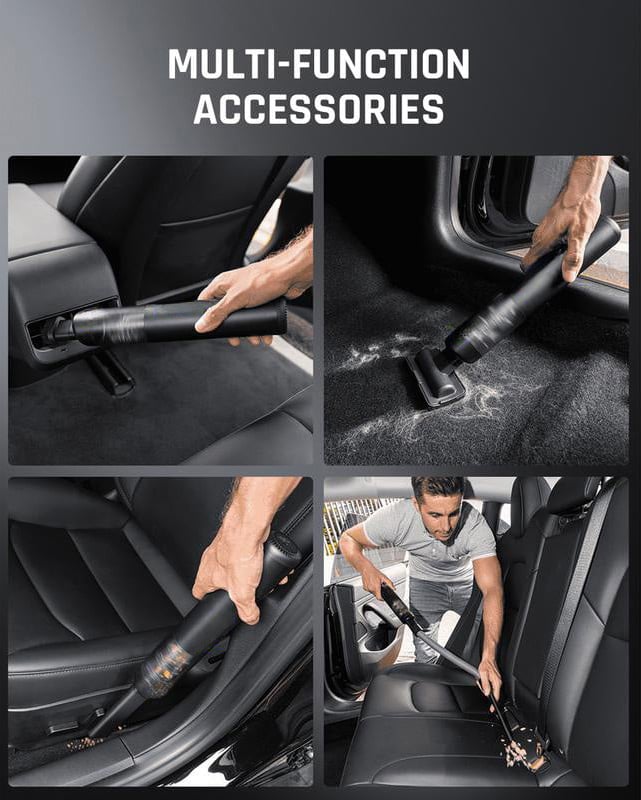Aspirapolvere per Auto Senza Fili V8 Mate, Alta Potenza 12000Pa, Portatile e Compatto