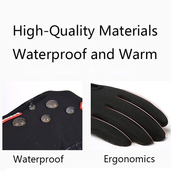 🧤✨ Guanti invernali touchscreen impermeabili antivento – Dì Addio alle mani gelate d'inverno! 🚫 Regolabili, antiscivolo, ideali per ciclismo e attività all'aperto ❄️