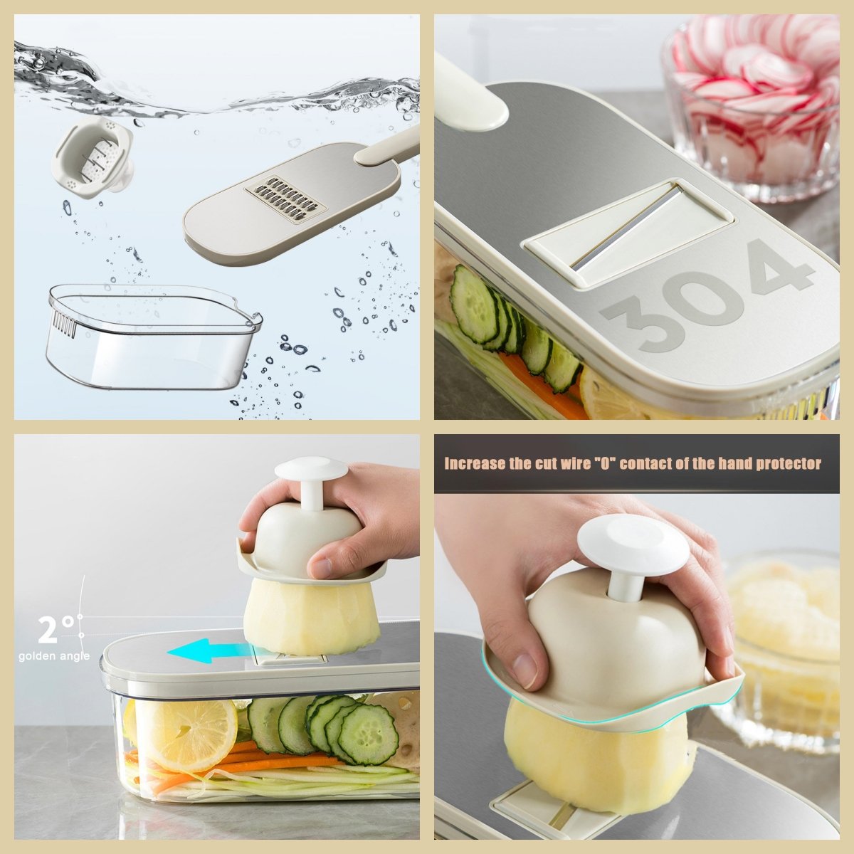 Affettaverdure Multifunzionale
