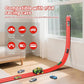 🏎️✨ Set pista da corsa flessibile per bambini – Dì Addio ai percorsi rigidi e monotoni! 🚫 Senza attrezzi, si attacca con ventose, arrotolabile per riporre, con macchinine in lega 🧸