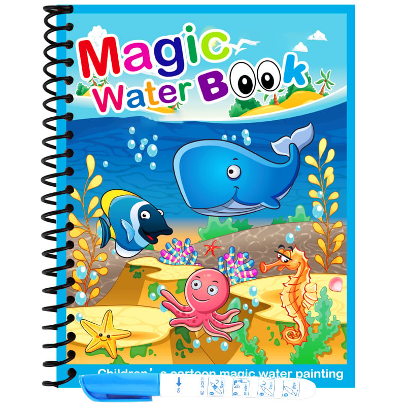 🌹ACQUISTA 1 PRENDI 1🔥Promozione estiva 🎁✨️Libro magico sull'acqua📚️🎨🧠