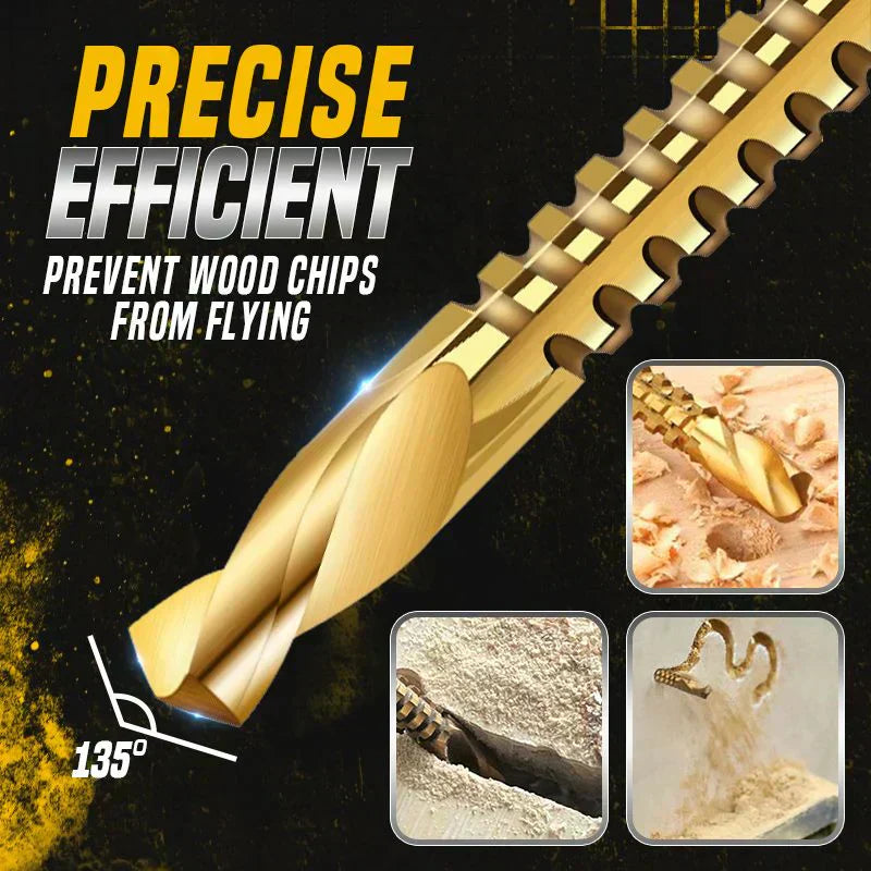🔩 ACQUISTA 2 E RICEVI 1 GRATIS! ⚙️ Set di punte elicoidali per trapano – Acciaio ad alta velocità, rivestite in titanio e adatte a diversi materiali 🧰