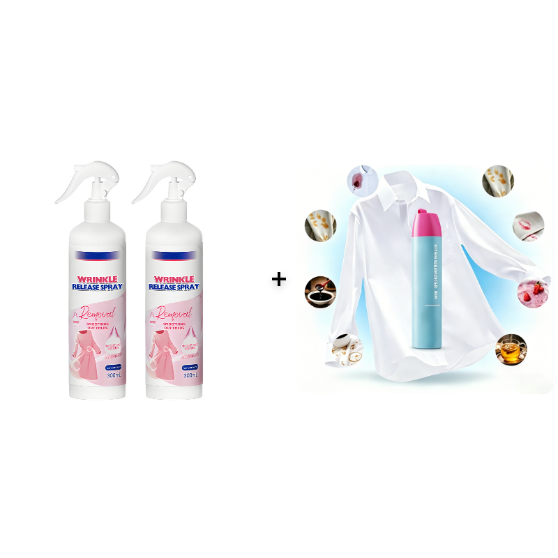 Spray multifunzione anti-pieghe per capi d’abbigliamento