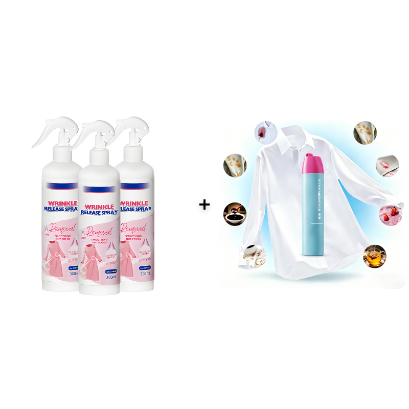Spray multifunzione anti-pieghe per capi d’abbigliamento