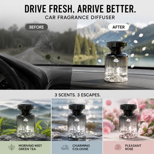 🥳SUPER OFFERTA 2026🥳🌿 SCONTO 50%!🚗 Deodorante per Auto a Lunga Durata – Estratti naturali di piante, elimina odori di fumo e animali. Settimane di freschezza. Design montagna. Respira libero! 💨✨