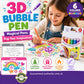 🖌️Penna magica – Disegna in 3D con un solo tratto!🎄 Fai da te: penne per disegnare con i popcorn