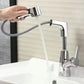 Miscelatore da Bagno a 1 Foro con Doccetta Estraibile