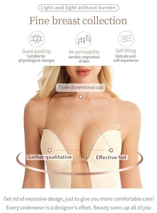 Body modellante senza cuciture con reggiseno integrato e schiena scoperta