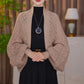 💃2025 Nuova moda🔥Cappotto con sciarpa in maglia traforata✨Acquistalo in anticipo e approfitta di uno sconto del 60%