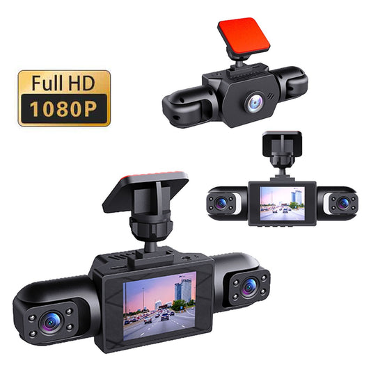 🚗 50% DI SCONTO ORA! 📹 Dash Cam 4 Lenti 360° – Registrazione Completa, Visione Notturna IR & Loop Recording! ⚡