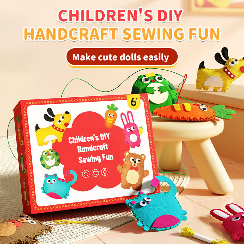 Il Miglior Regalo per i Bambini - Kit Divertente di Cucito Fai-da-Te per Bambini