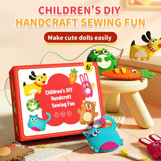 Il Miglior Regalo per i Bambini - Kit Divertente di Cucito Fai-da-Te per Bambini