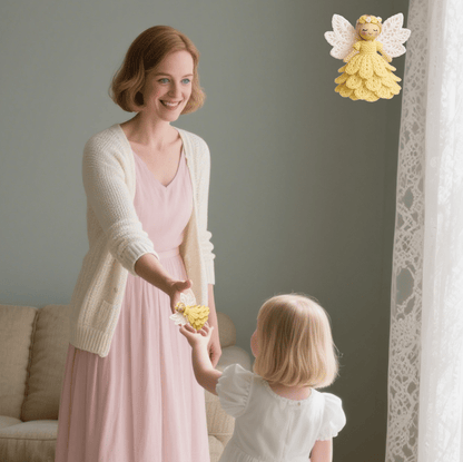 🔥 Ultimo giorno di vendita 50% di sconto🎁 Uncinetto il tuo angelo - kit completo di artigianat