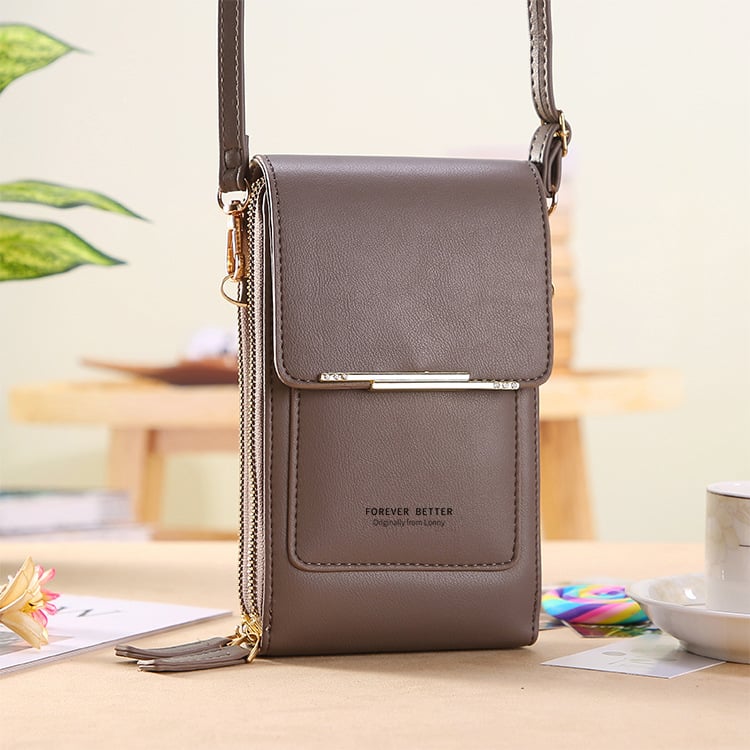 👜 📱 Borsa a Tracolla Touch Screen da Donna con Tasca per Telefono