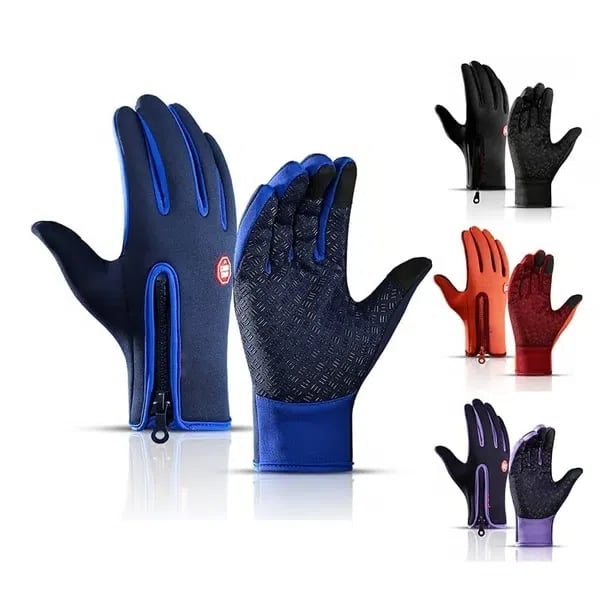 🧤✨ Guanti invernali touchscreen impermeabili antivento – Dì Addio alle mani gelate d'inverno! 🚫 Regolabili, antiscivolo, ideali per ciclismo e attività all'aperto ❄️