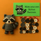 Kit di Decorazioni Animali con Bottoni Fai-da-Te