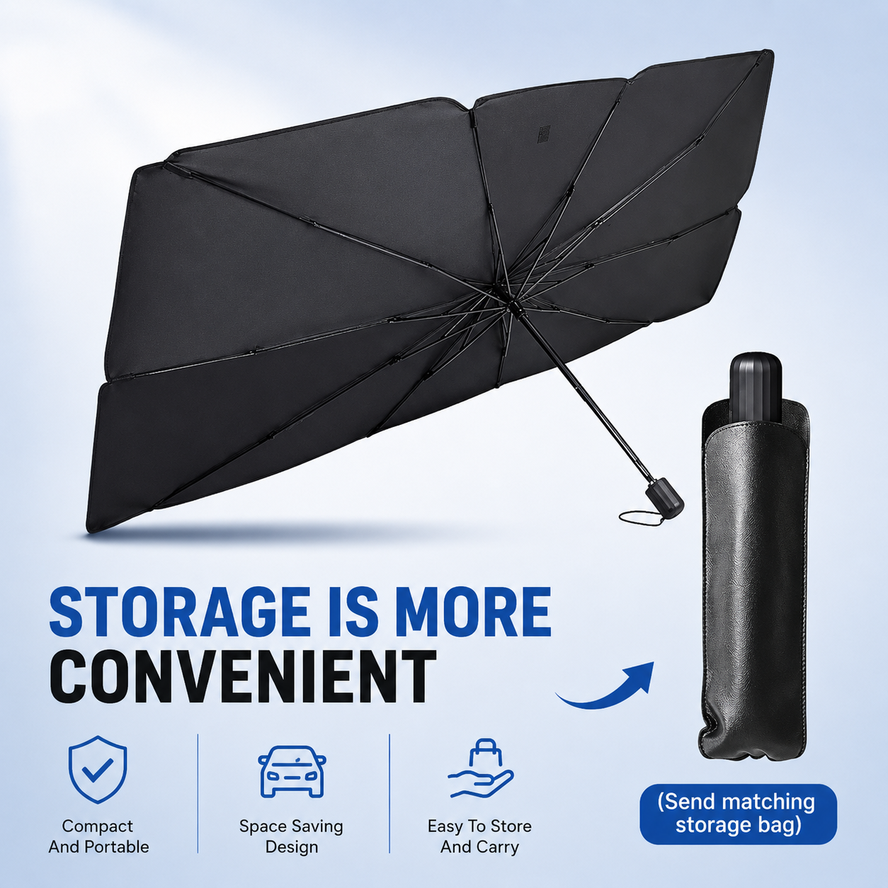 🥳2026 NUOVI ARRIVI🥳💞50K+ VENDUTI!⚡☂️ 50% SCONTO! Parasole per Parabrezza Auto Aggiornato – Materiale riflettente, pieghevole. Protezione UV efficace – evita il surriscaldamento dell’abitacolo! 🛡️✨