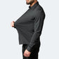 Camicia elegante elasticizzata da uomo a maniche corte