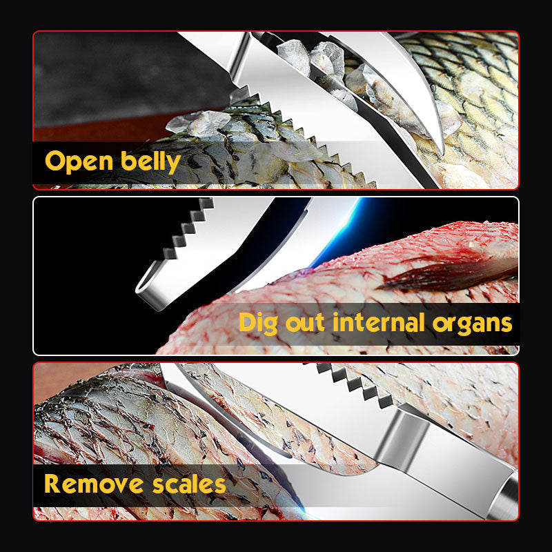 ✨ Compra di più, risparmi di più ✨ Coltello 3 in 1 per vescica natatoria in acciaio inossidabile 🔪🐟