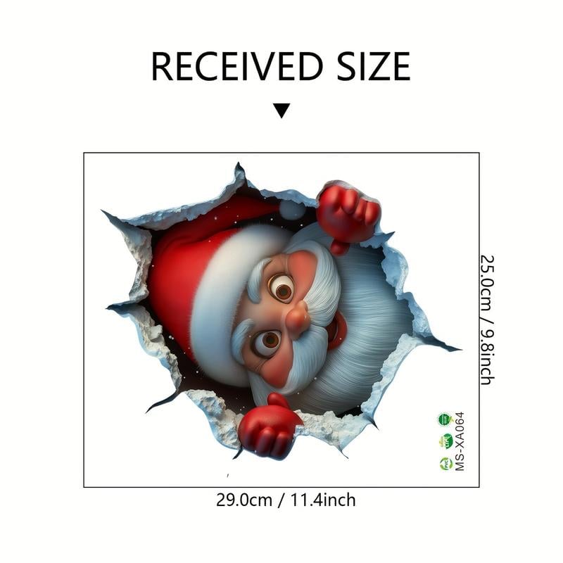 🎄Saldi natalizi 50% di sconto🎅Adesivi murali natalizi creativi