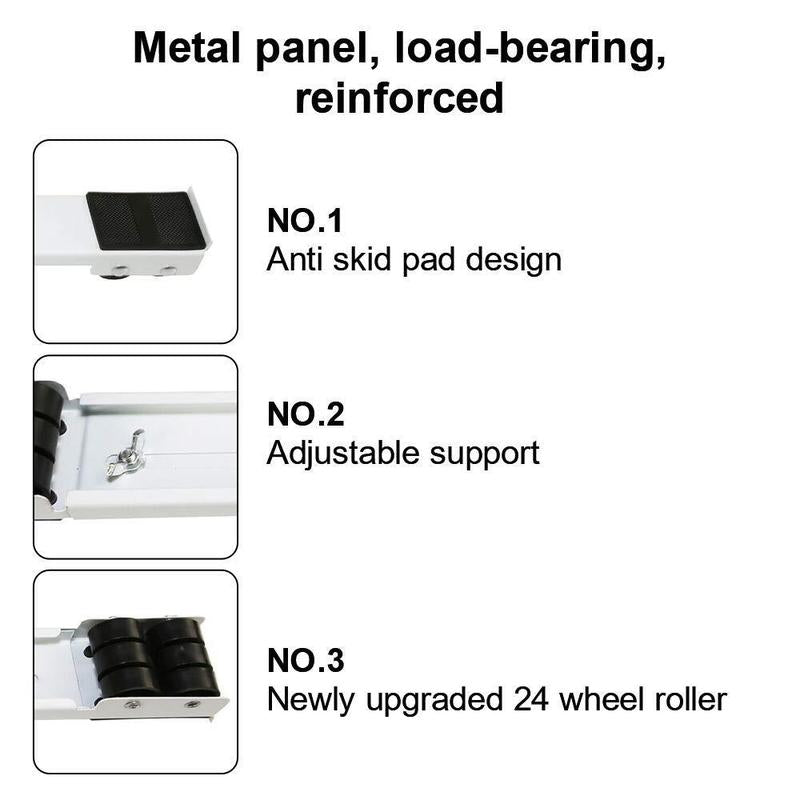 🥳 HOT SALE 2026 🥳💞 50K+ VENDUTI! 🛠️🛡️ 50% OFF! Supporto a Rulli Easy Move – Portata 300kg, lunghezza regolabile & tappetini antiscivolo. Sposta i mobili pesanti senza graffiare i pavimenti! 🪑💨