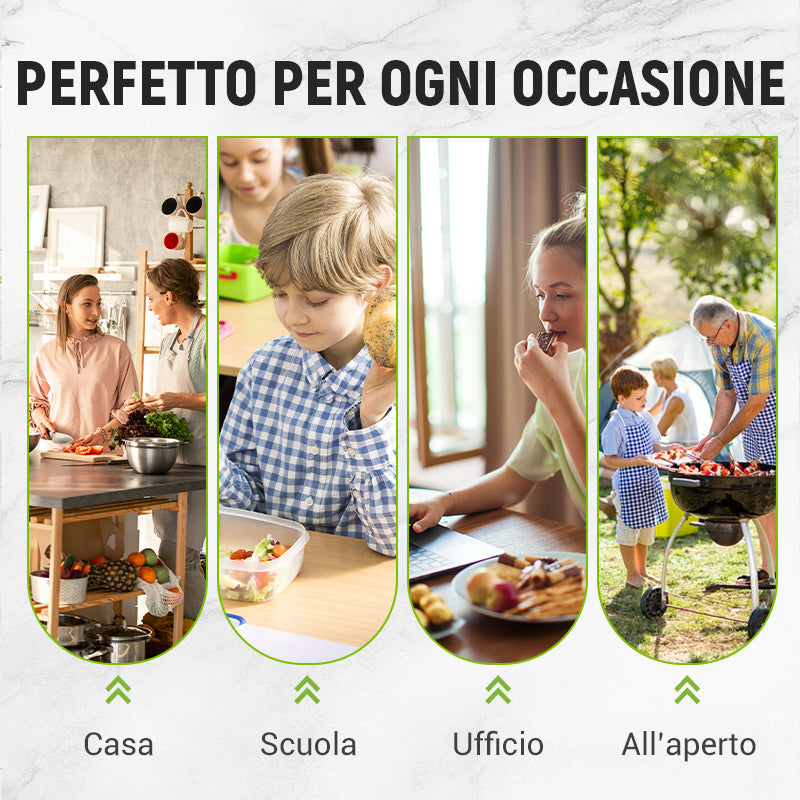🔥Best seller mondiale🍗 Offerta limitata! Compra 3 e ricevi 2 in omaggio🥦Sacchetti riutilizzabili in alluminio sigillabili per la conservazione degli alimenti