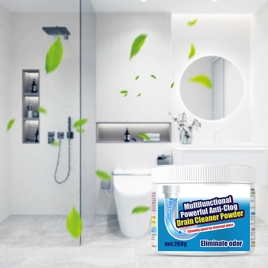⚡OLTRE 30.000 VENDUTI! Potente polvere detergente per scarichi a pavimento, deodorante e dissolvente, per la pulizia dei tubi