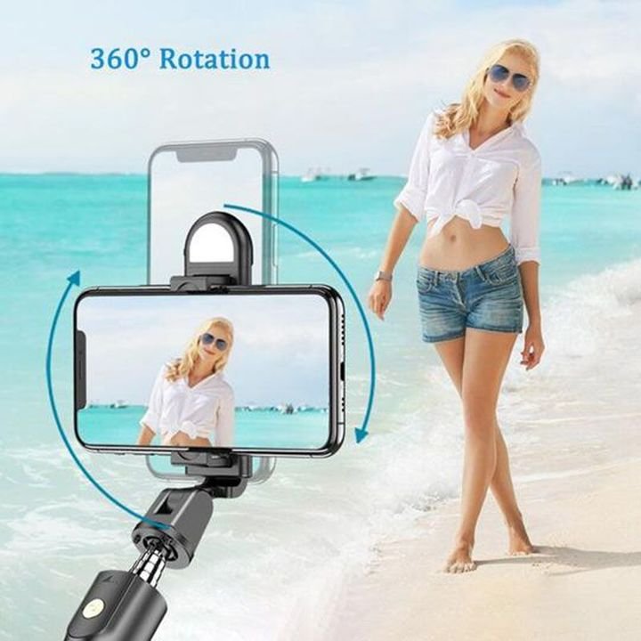 Bastone Selfie Bluetooth Wireless Pieghevole 6 in 1