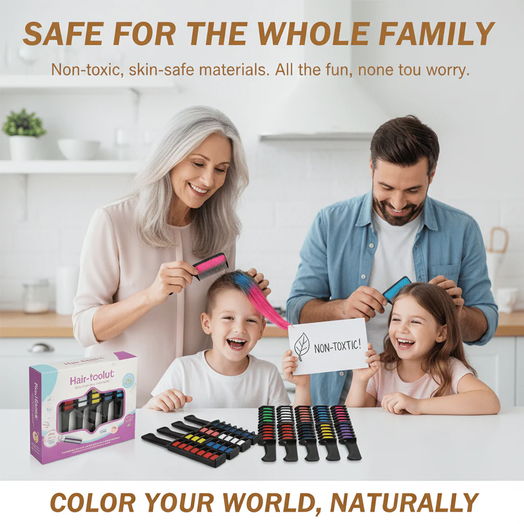 Pettine di gesso per tinture temporanee per capelli