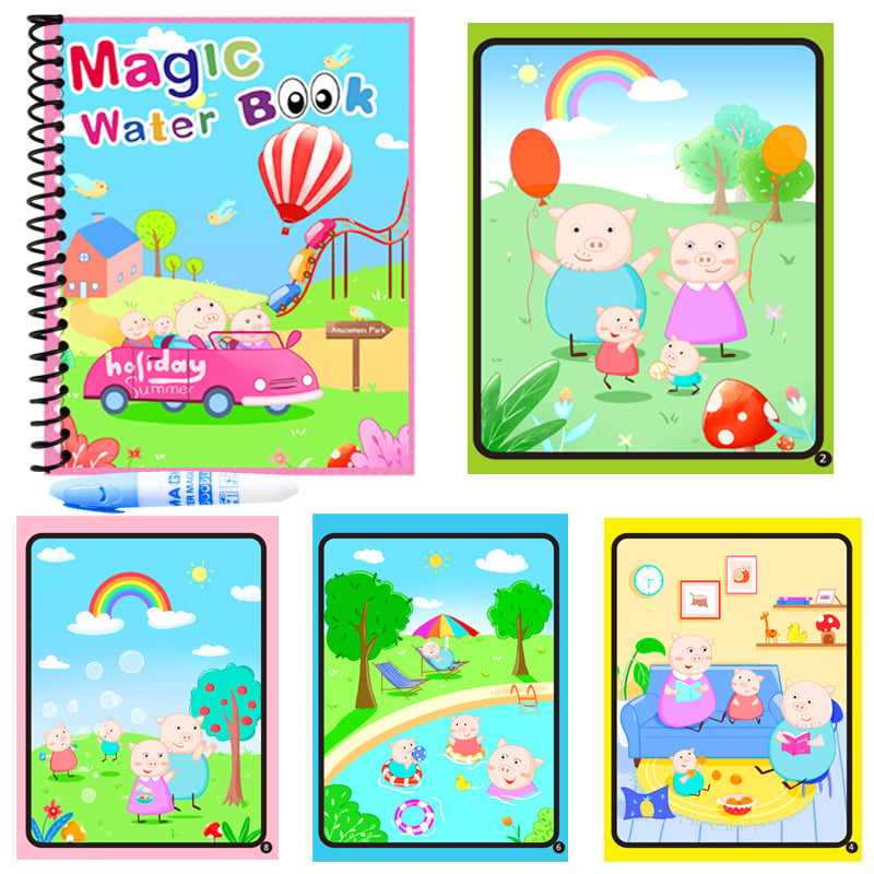 🌹ACQUISTA 1 PRENDI 1🔥Promozione estiva 🎁✨️Libro magico sull'acqua📚️🎨🧠
