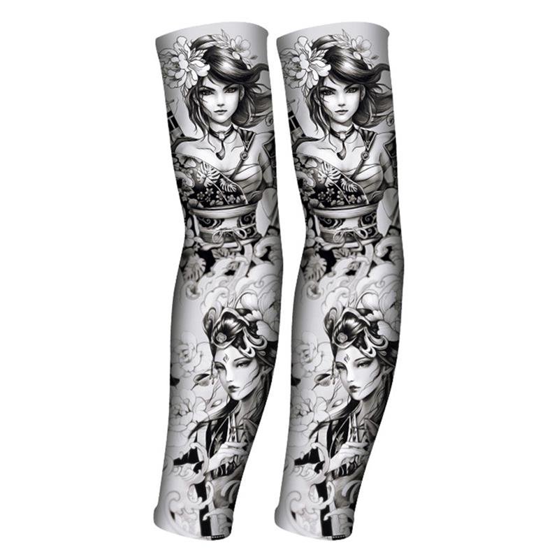 🛡️❄️ Manica in seta ghiaccio anti-UV per tatuaggi ☀️💪