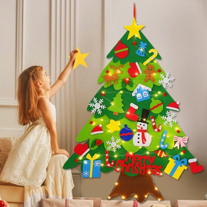 🎄Promozione di Natale SCONTO DEL 49%🎁Set albero di Natale in feltro fai-da-te