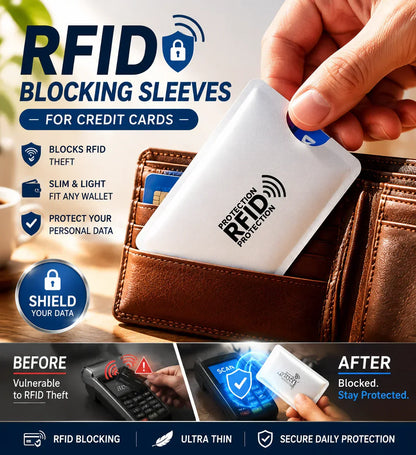 🥳HEISSER SALE 2026🥳💞50.000+ VERKAUFT!👵  RFID-blockierende Kreditkartenhüllen