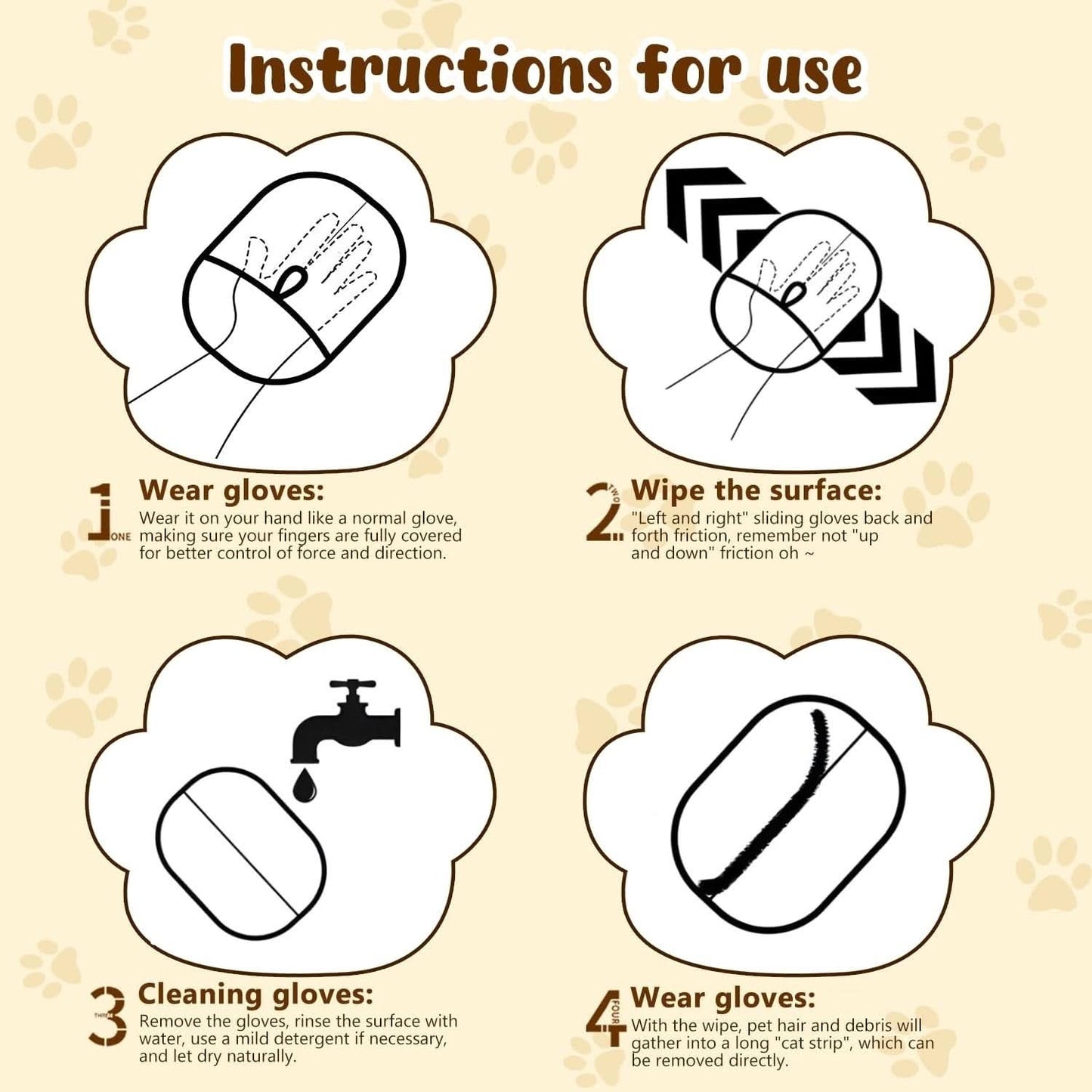 🐾🧤 Guanti elettrostatici per rimuovere i peli di animali domestici – Doppio lato, efficienti, in morbido silicone, lavabili e riutilizzabili (versatili per casa e auto)!