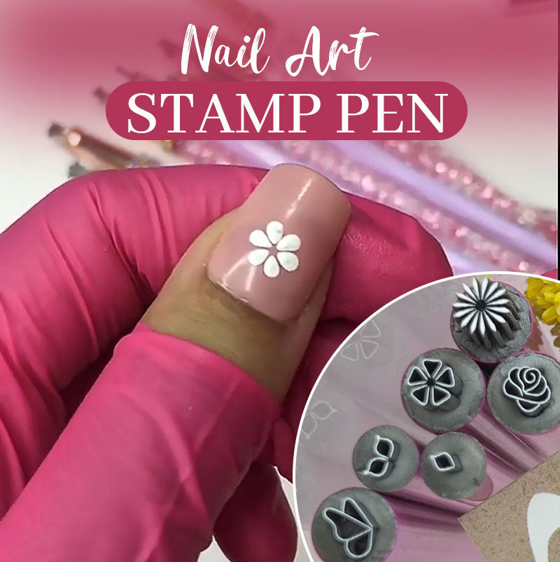 ❣️Penna per timbri per nail art (facile da usare anche per i principianti)