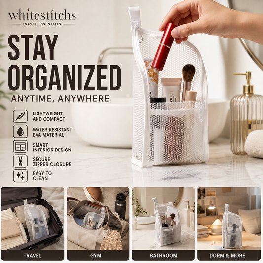 🧳 SCONTO LIMITATO DEL 50%! 🧼 31.529 venduti – Borsa da viaggio leggera e portatile per articoli da toilette – divisori interni intelligenti, struttura compatta in EVA e resistente all'acqua ✈️
