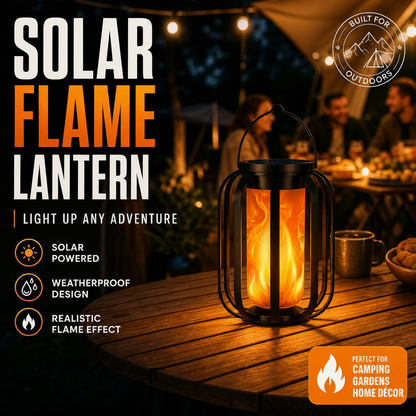 🔥🏮 Da non perdere! 50% DI SCONTO ⏰ ✨ Lanterna Solare a Fiamma – Effetto Fiamma Realistico, Zero Rischio Incendio ✨