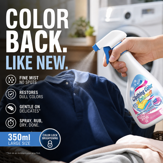 Tempo Limitato 🔥 Spray Ripristinatore del Colore dei Tessuti – Ravvivamento Istantaneo, Delicato su Tutti i Colori