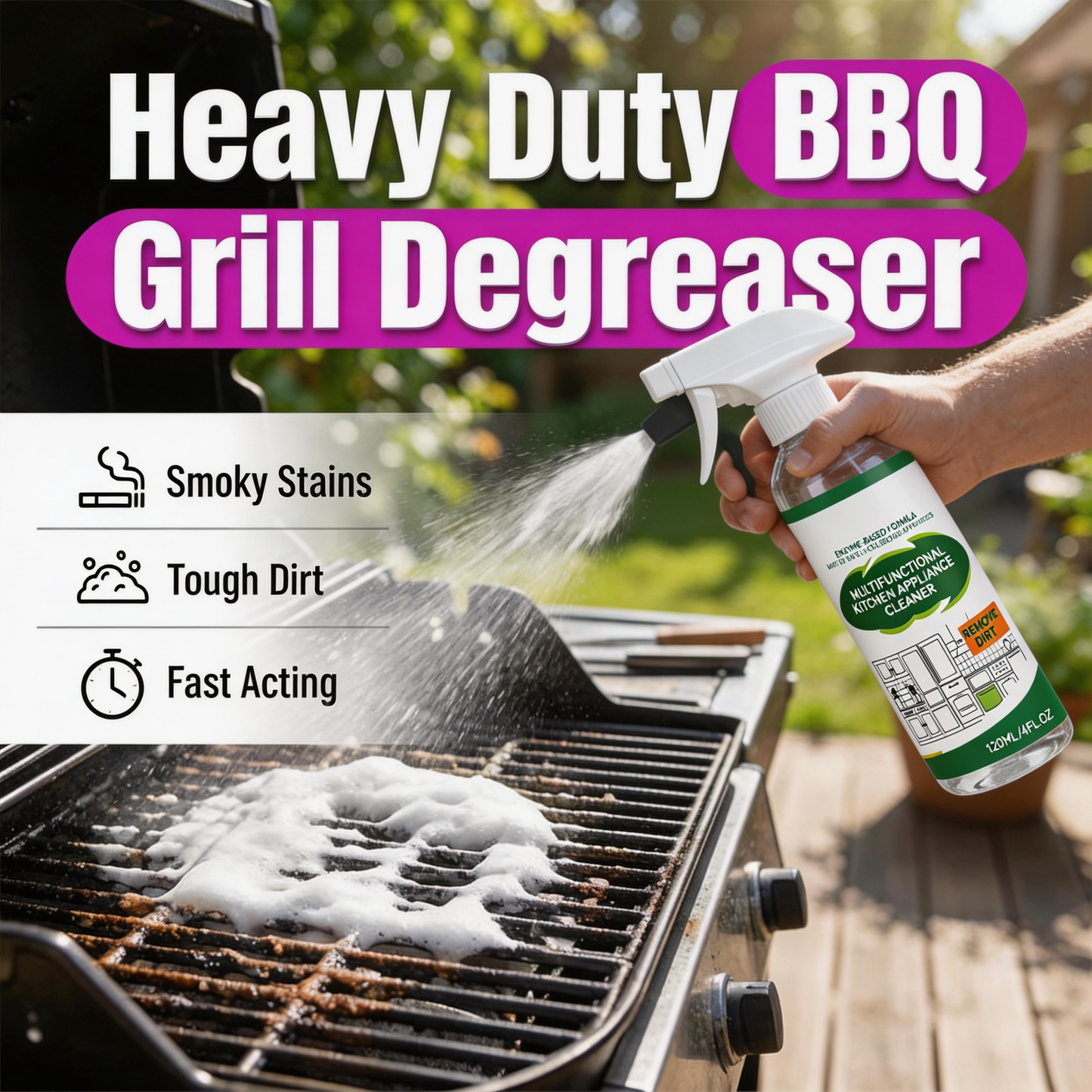🥳 VENDITA CALDA 2026🥳💞 50K+ VENDUTI!💥🧯🔥 50% DI SCONTO! Spray Sgrassatore Potente per Griglia BBQ – Azione rapida, elimina il grasso istantaneamente. Spruzza e pulisci, senza sfregare. Ripristina il brillante del BBQ in pochi minuti. 🍖✨