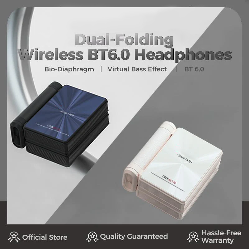 Cuffie wireless Bluetooth 6.0 con riduzione del rumore, lunga durata della batteria 145H, cuffie sportive impermeabili IPX5