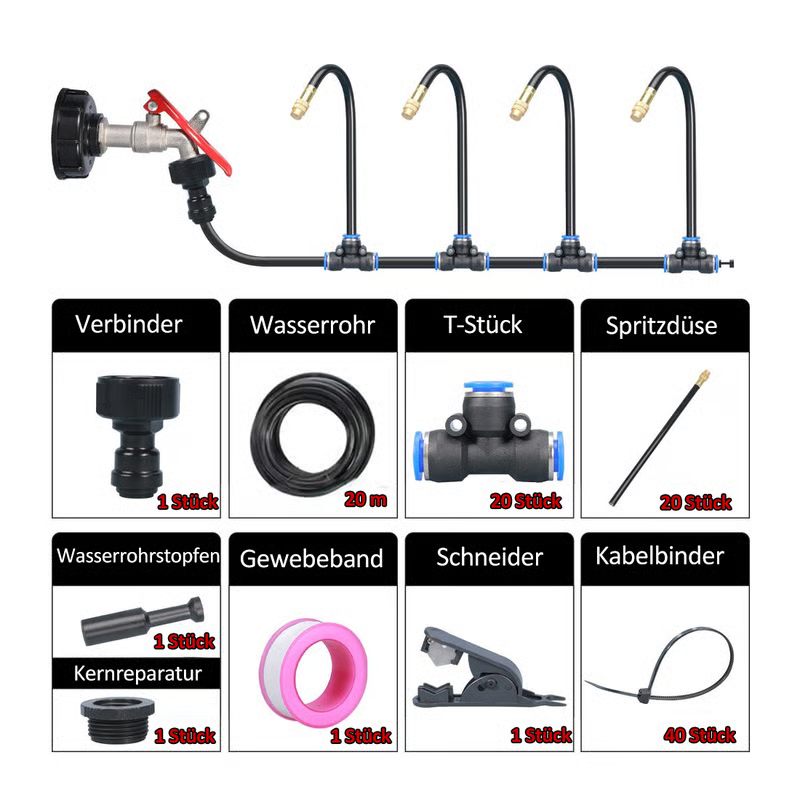 🔥Ultimo giorno di sconto del 50%✨🌱Sistema di irrigazione automatico da giard